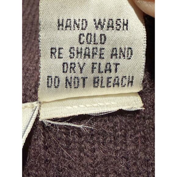 VTG Y2K Fashion Bug Sweater Button Wool Womens Plus Size 1X Stripe Orange Brown - Picture 7 of 7